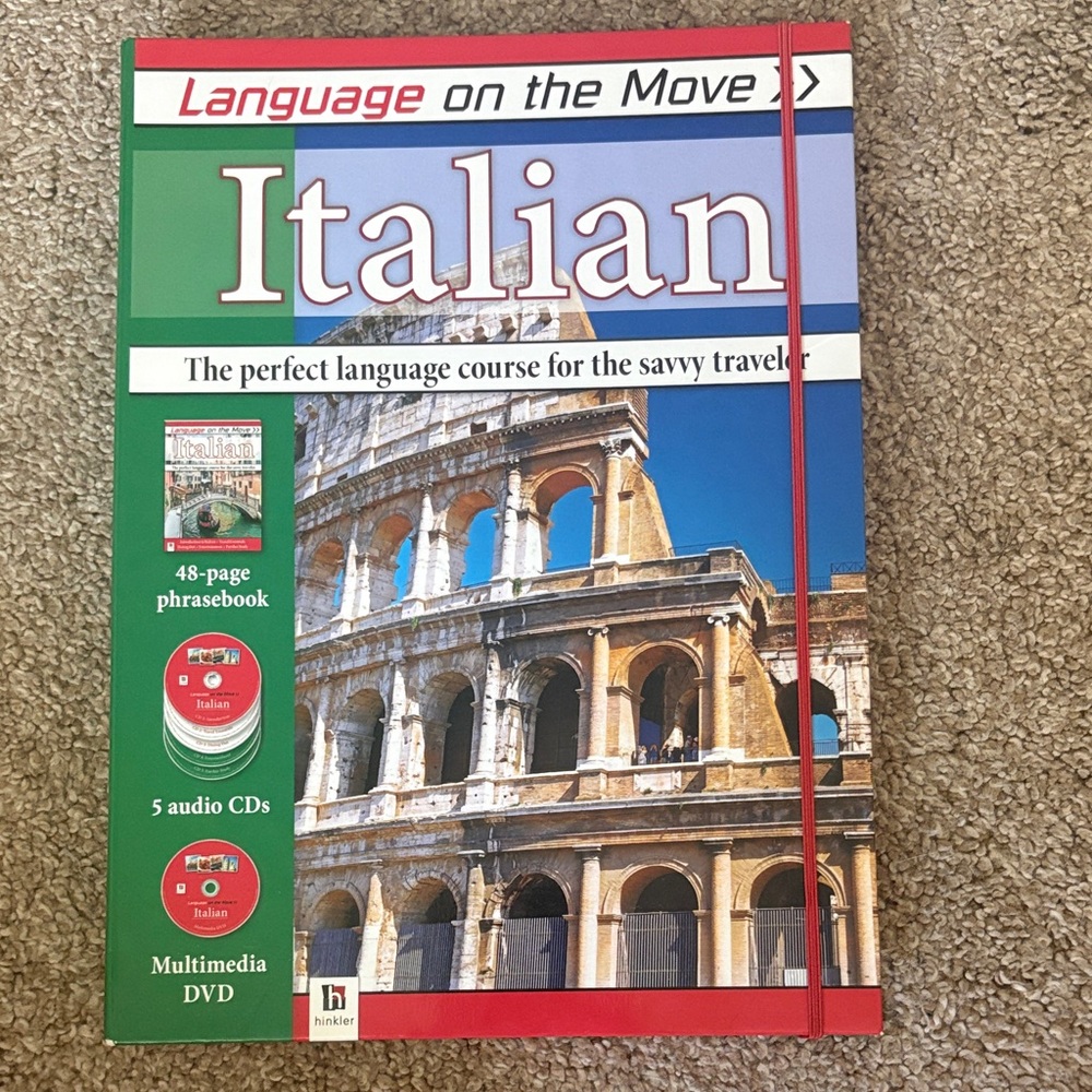 Italian language learning book- CDs included